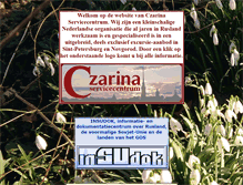 Tablet Screenshot of czarina.nl